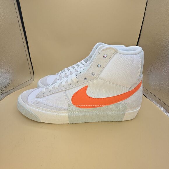 Nike Blazer Mid 77 Pro Club Remastered White Safety Orange DQ7673-103 Men’s Size main image 5
